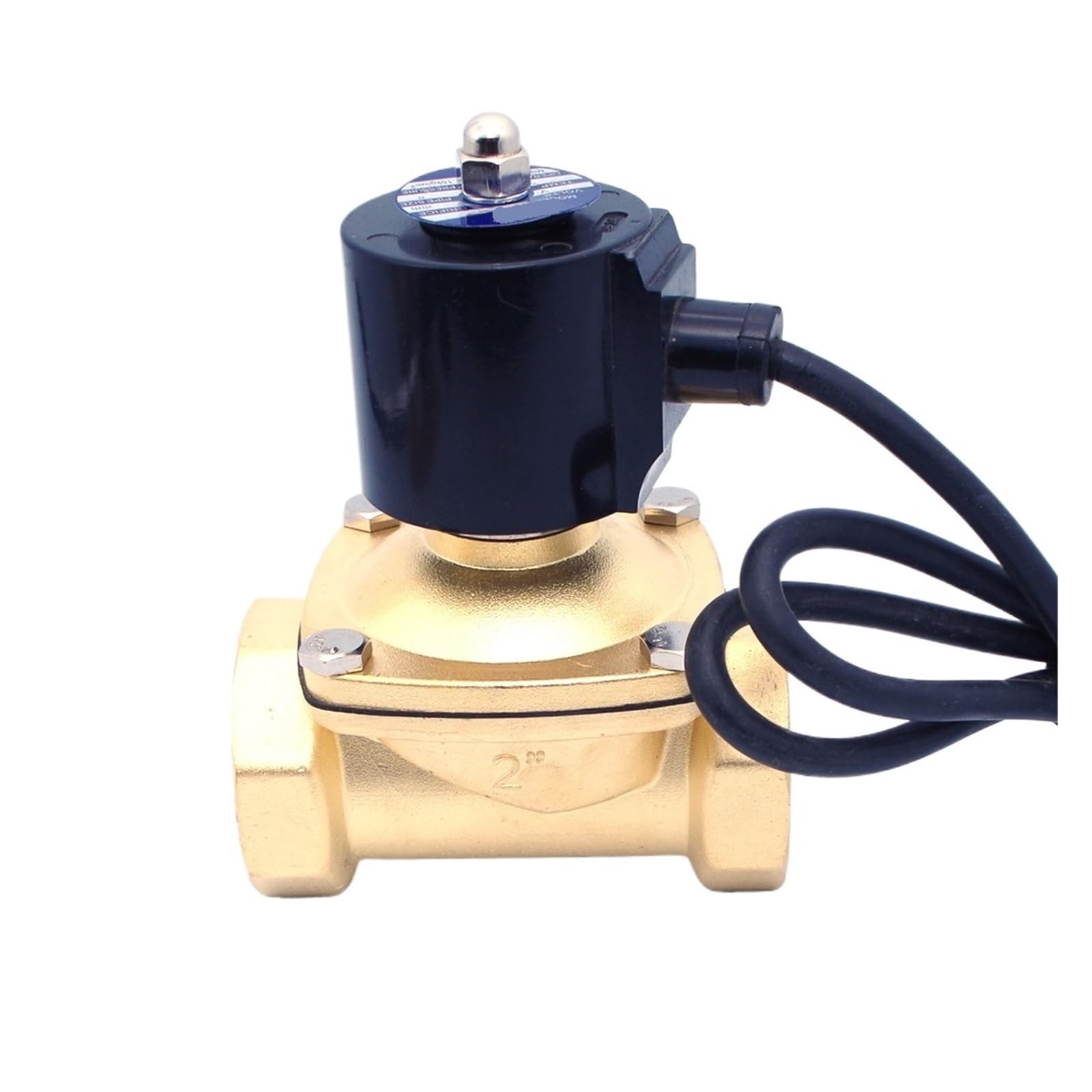 Électrovanne d'eau en laiton 2 pouces sous-marine pour circuit G-110V AC