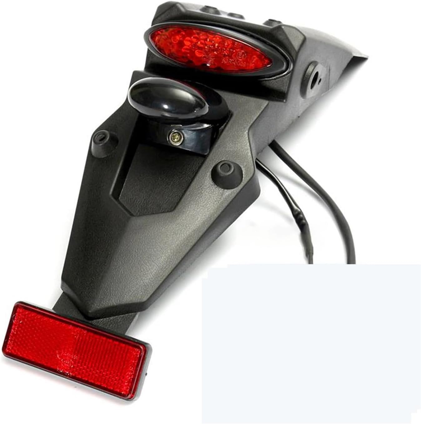 Fanale posteriore per moto Per Fanale posteriore per parafango moto fuoristrada 12v Parafango posteriore LED Luce freno Stop Luce targa Moto Moto da Per Cross Luci posteriori