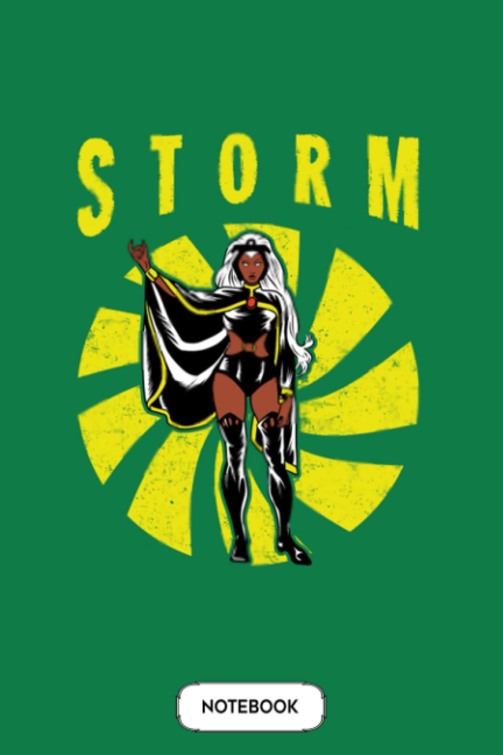 X Men Storm Retro Style Storm X Men Notebook: Lined College Ruled Paper,6x9 120 Pages,journal,matte Finish Cover,diary,planner