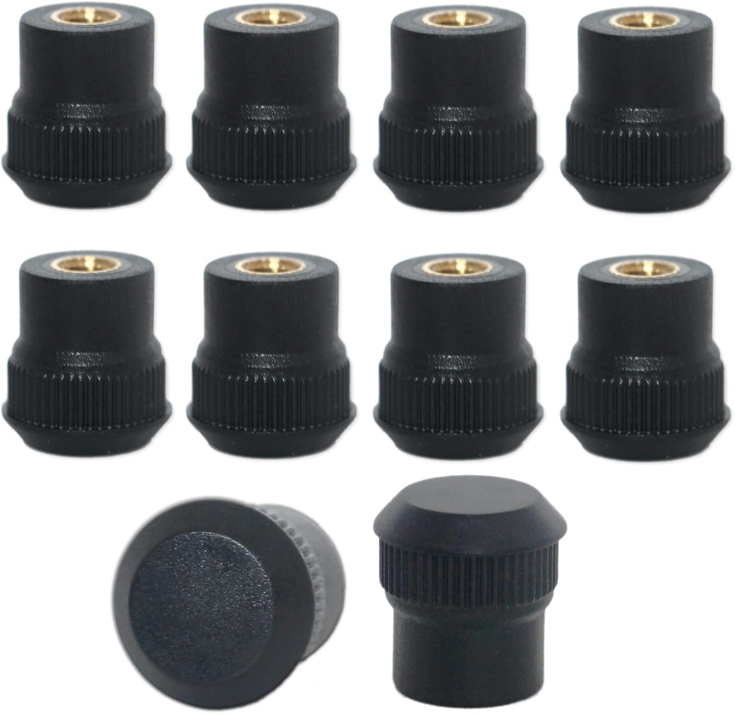 Buy M6 Round Shaped Hand Knobs Knurled Clamping Handle Nut Male Screw