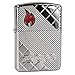 Zippo Armor Logo & Flame Pocket Lighter, High Polish Chrome