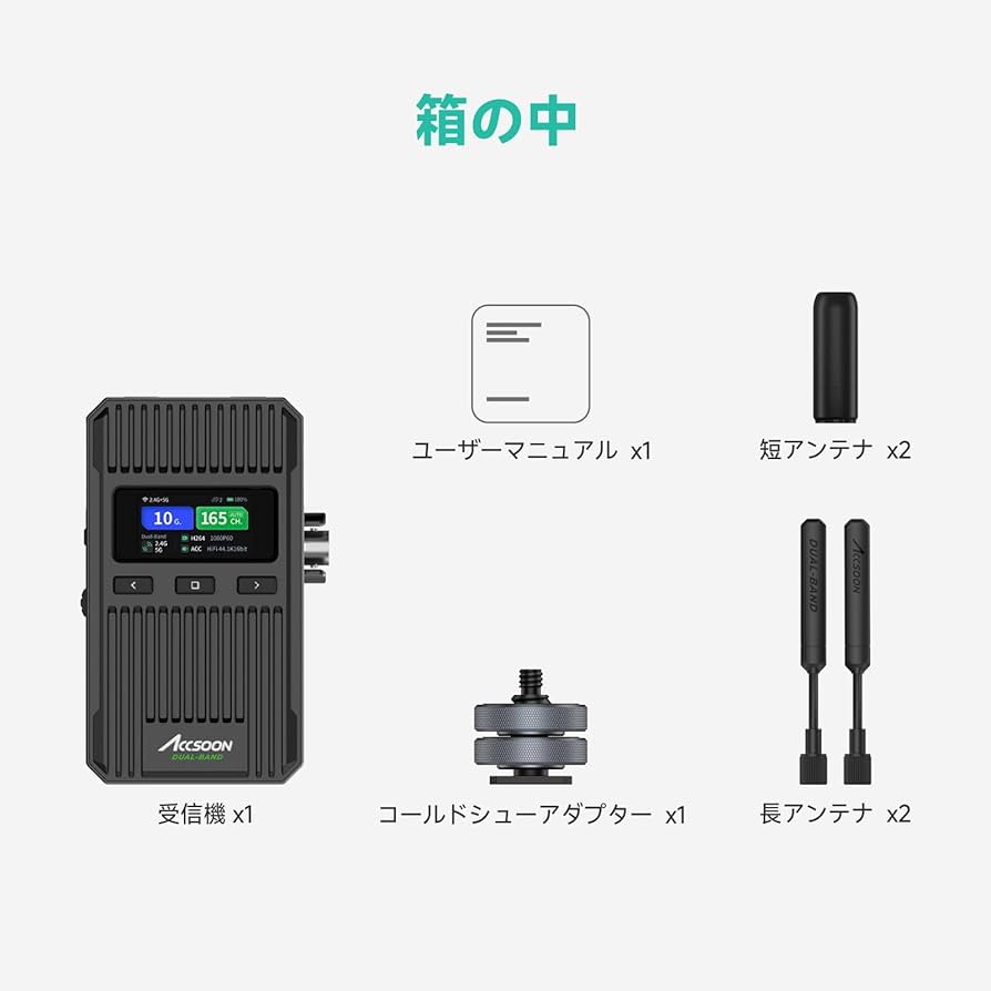 その他 CineView 2 SDI CineView 2 SDI TX/RX Kit | Accsoon