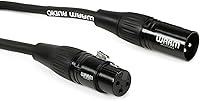 Vista 4 de Warm Audio Cable de micrófono XLR hembra a XLR macho de la serie Pro, 3 pies, negro/plateado