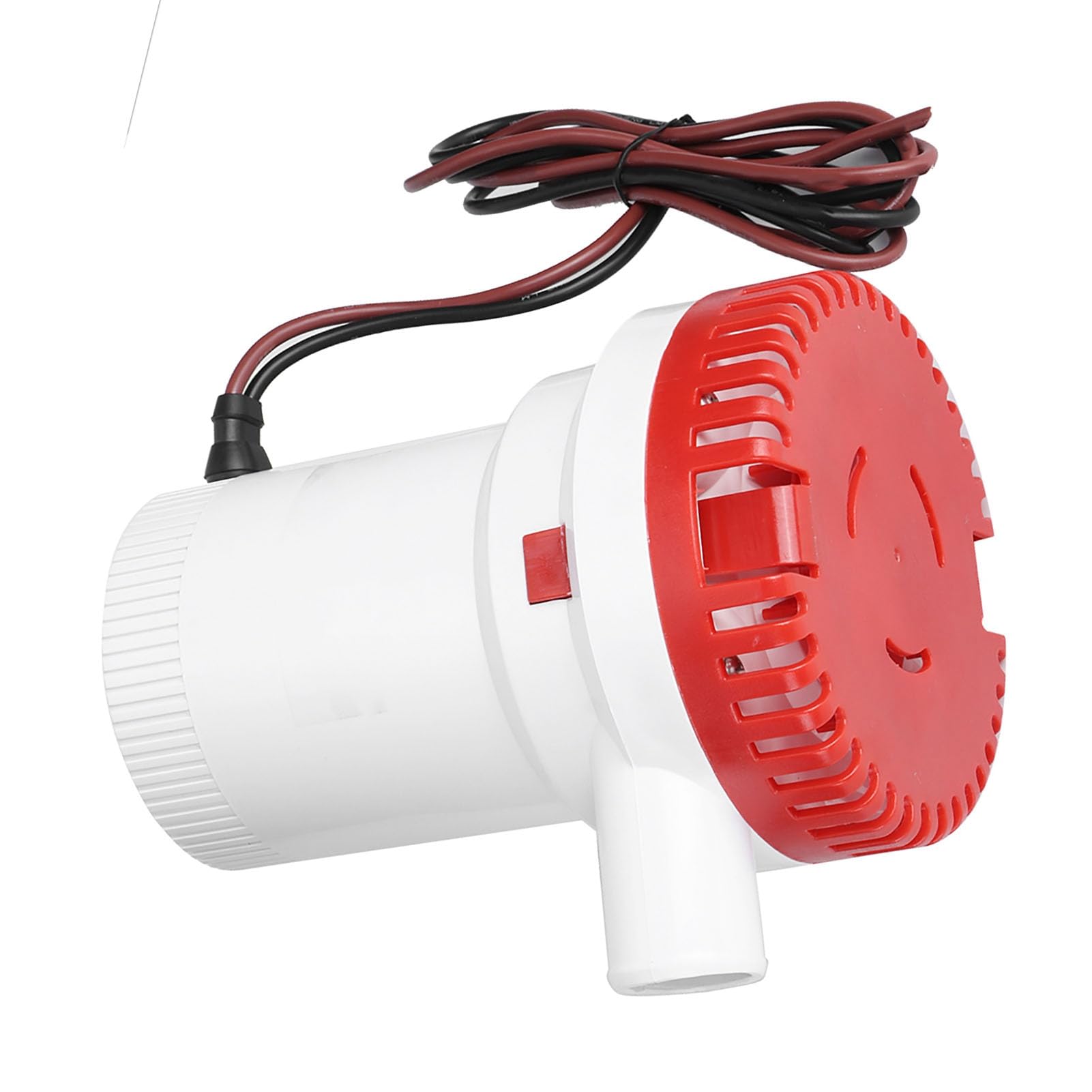 PUSOKEI Pompa di Sentina Elettrica 12V 2000GPH |Pompa di Scarico dell'acqua per Barche Protetta con Accensione Marina per lo Scarico della Barca