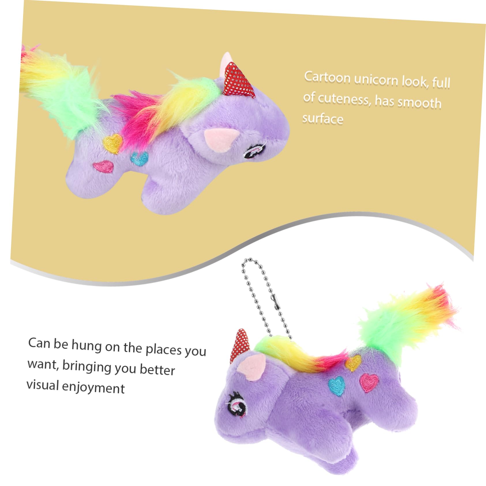 12piezas Llaveros De De Peluche Adorno Colgante De y Decoración Para De Cumpleaños y