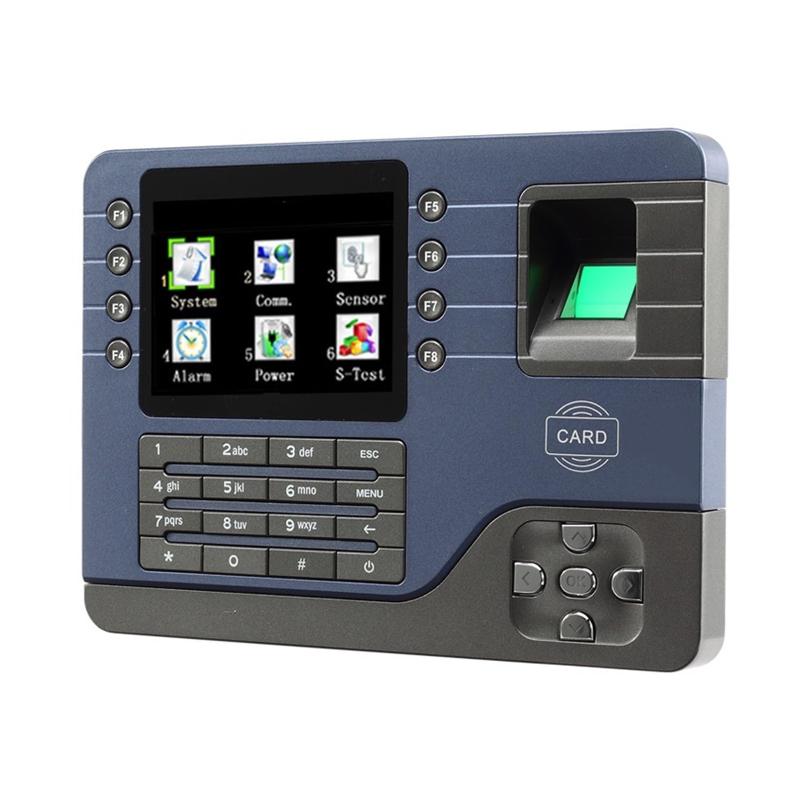 Horloges De Pointage Biométriques À Empreintes Digitales, Horloge De Présence, Enregistreur Numérique Électronique pour Employés, Lecteur De Carte D'Identité USB RFID,