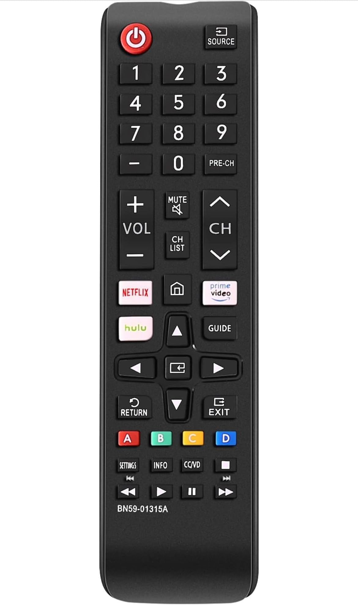 Newest Universal Remote Control for All Samsung TV Compatible All Samsung LCD LED HDTV 3D Smart TVs Models