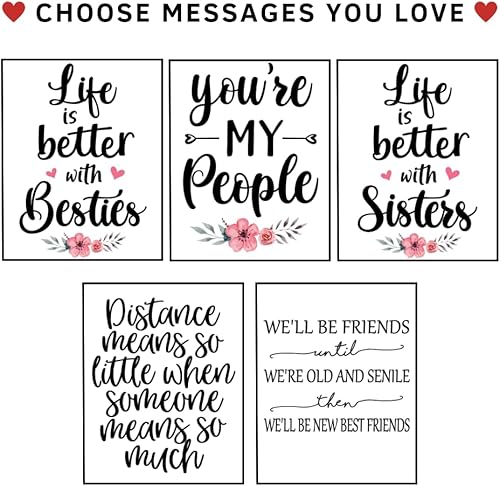 Miniatura 3 de Gossby Taza de café personalizada para mejor amiga, regalo personalizado para mejor amiga con diseño, nombre, Navidad, cumpleaños, regalo de amistad