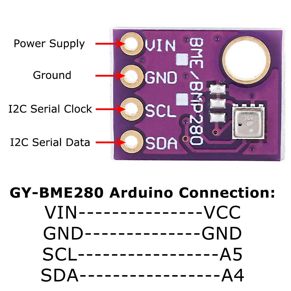 Sensore Pressione Barometrica GY-BME280 - Con Interfaccia I2C/SPI | Per Arduino E Progetti DIY - Foto 9