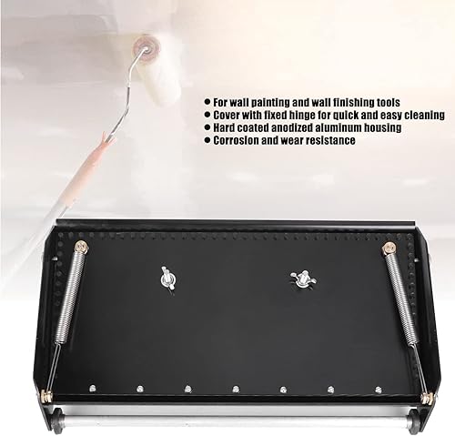 Miniatura 2 de Hitoxi Caja de acabado plano para paneles de yeso, caja de acabado de polvo compuesto de barro para tablero, herramienta profesional de enlucido de