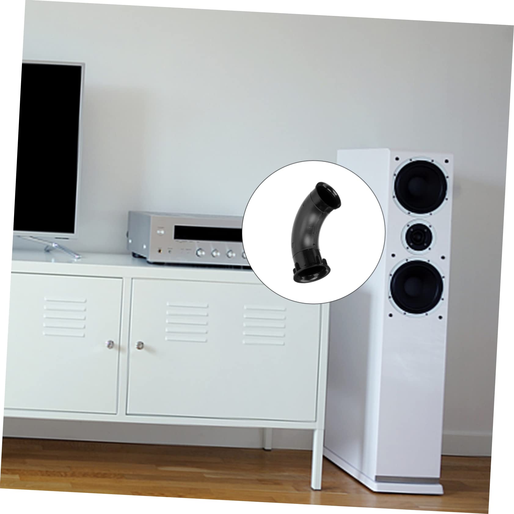 BELLIFFY 4pcs Speaker Port Tubes for Home and Speaker Air Outlets Improve Sound Quality Reduce Noise