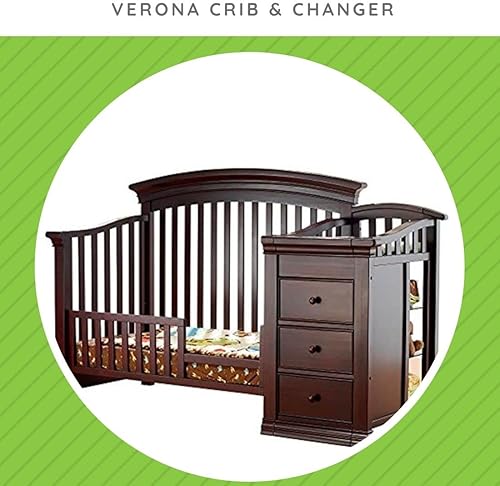 Miniatura 12 de Riel de seguridad para camas pequeñas Sorelle Convertible Cunas – Riel de madera maciza para conversión de cuna convertible a cama infantil – Riel