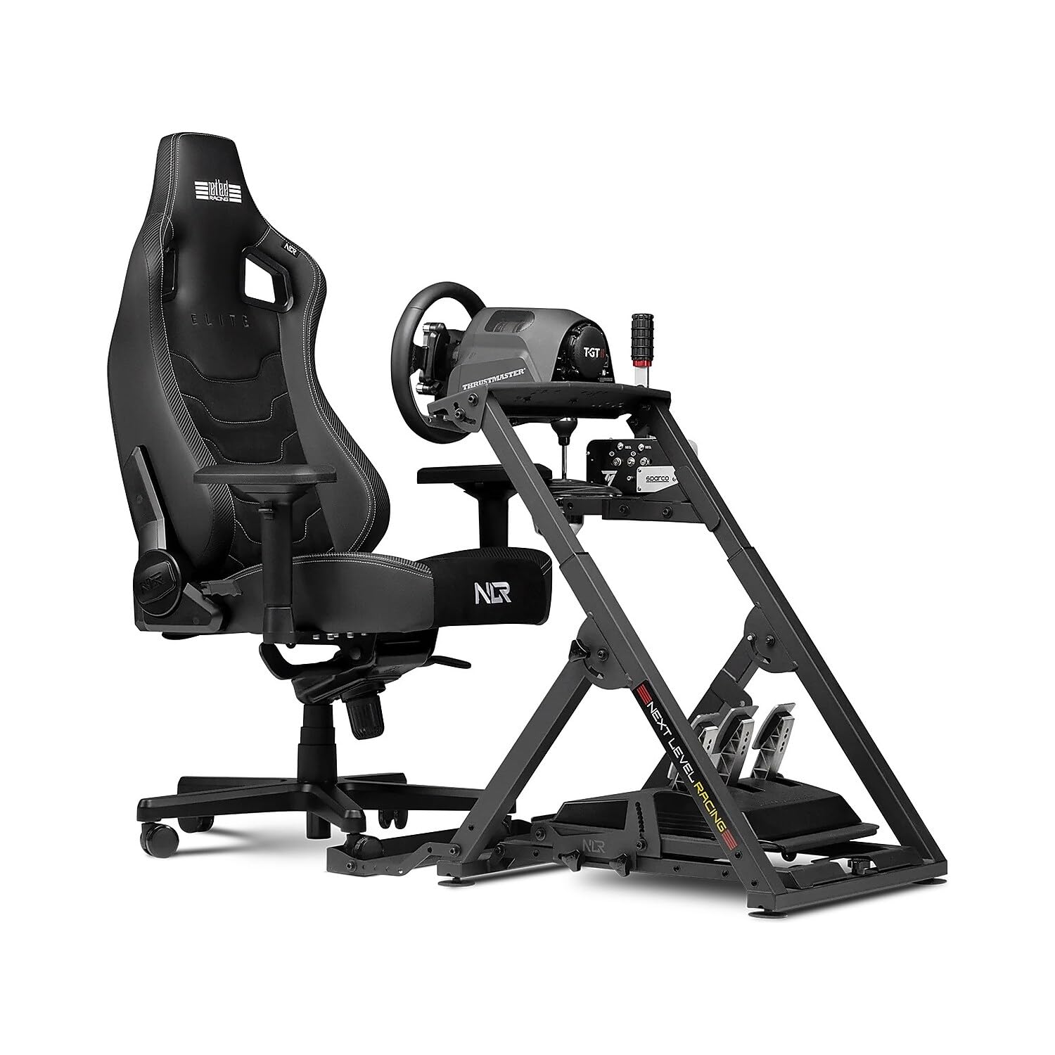 Next Level Racing Elite Gaming Chair Black Leather & Suede Edition