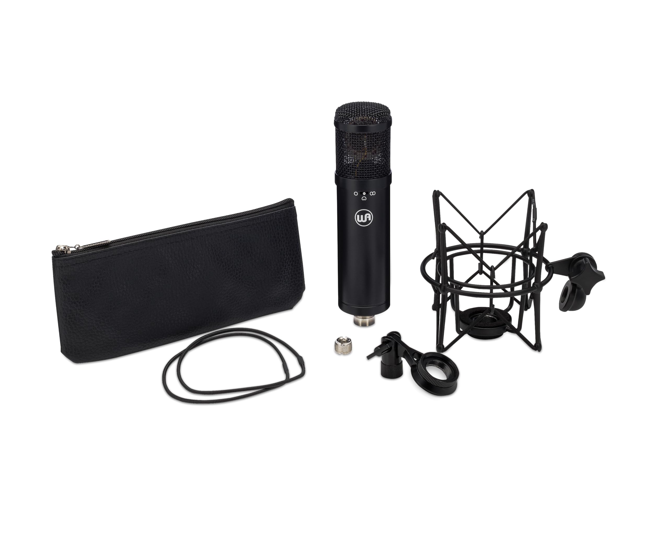 Warm Audio - WA-47jr BLACK - Kondensatormikrofon - drei Richtcharakteristiken - schwarzes Finish