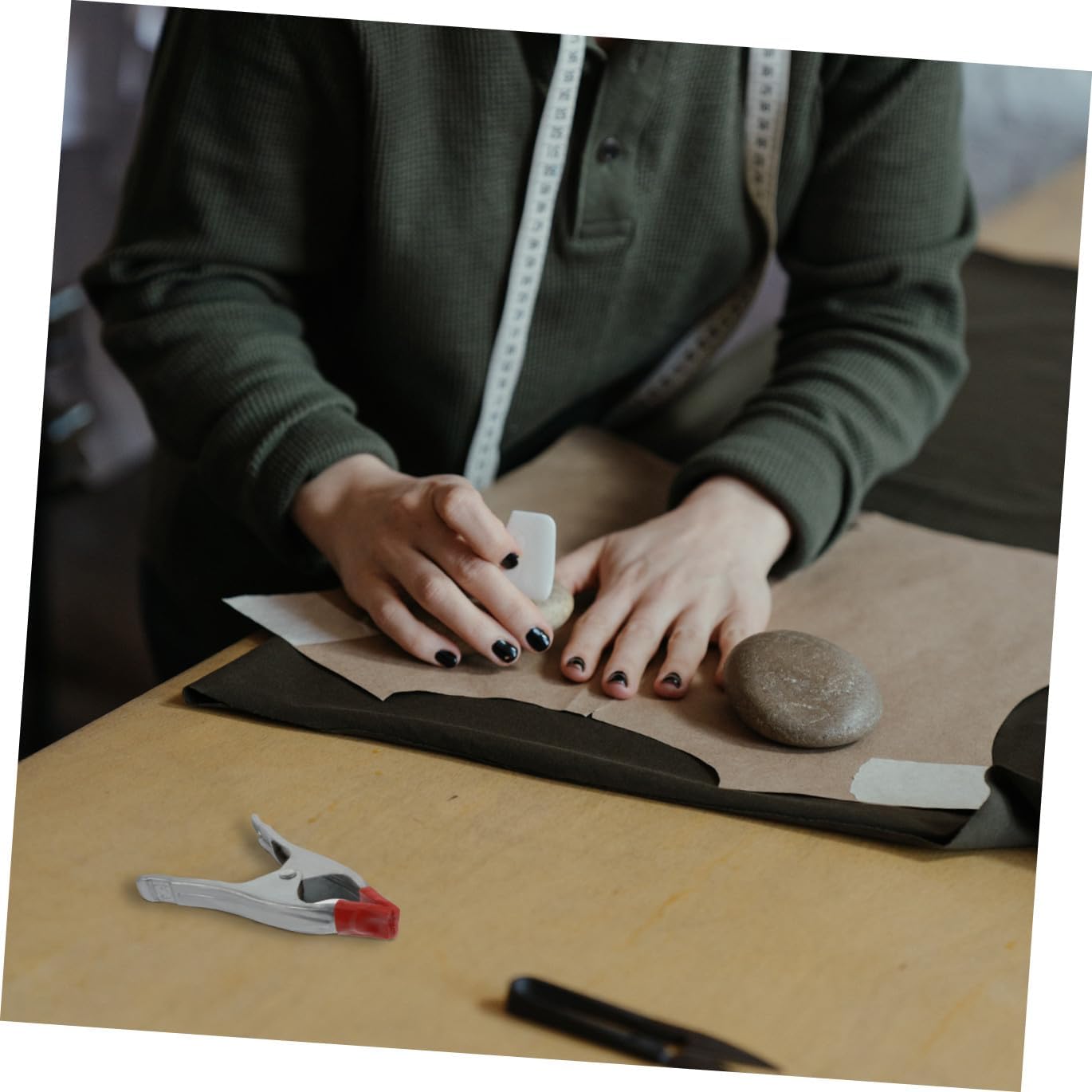 10pcs 6-inch Thickened A-shaped Spring Clamps Heavy-duty Iron Woodworking Clips for Carpenters and Studio Use