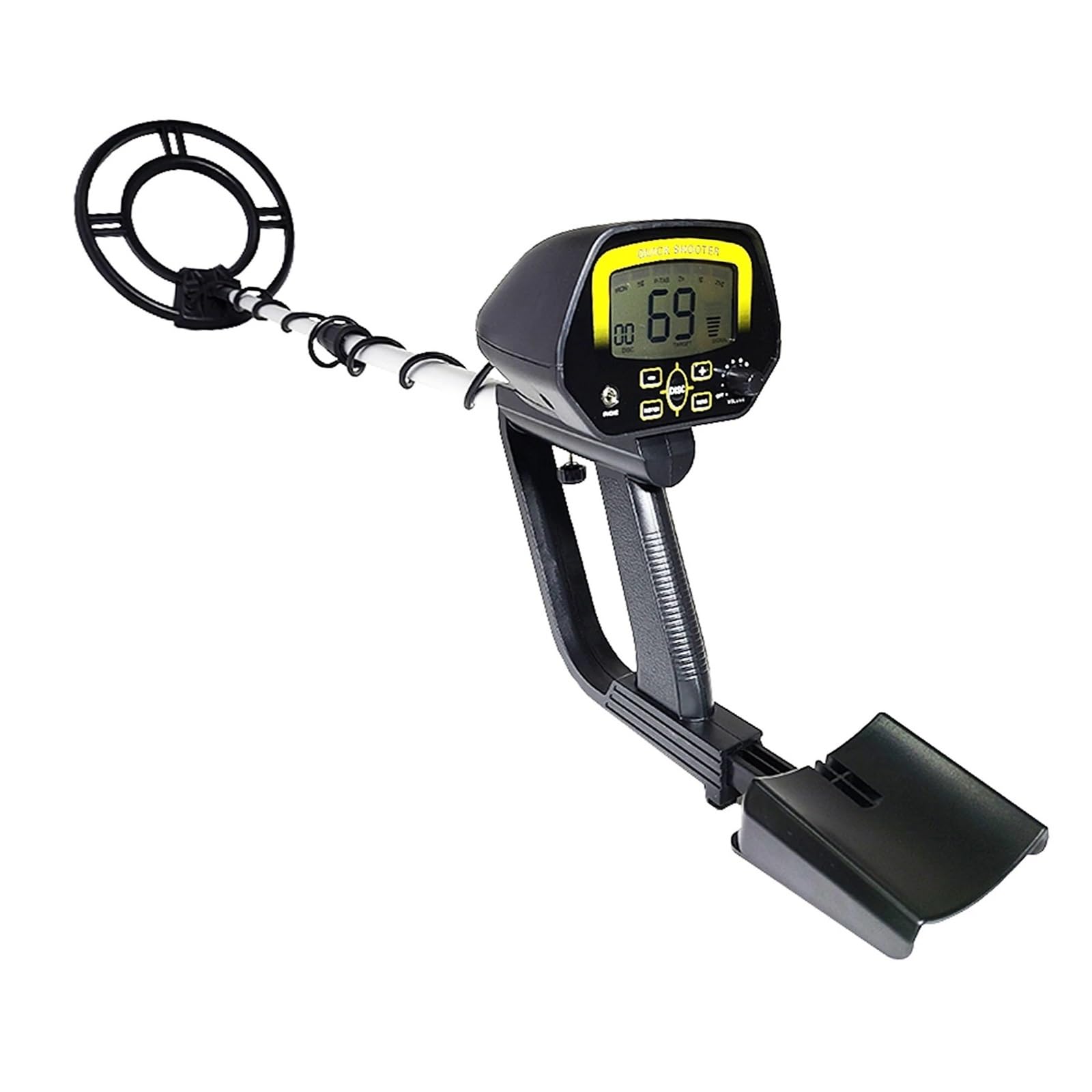 Metal Detector Professionale Sotterraneo Pinpointer Rilevatori D'oro Alta Sensibilità Cacciatore Di Tesori Gioielli Rilevazione Precisa(Metal)
