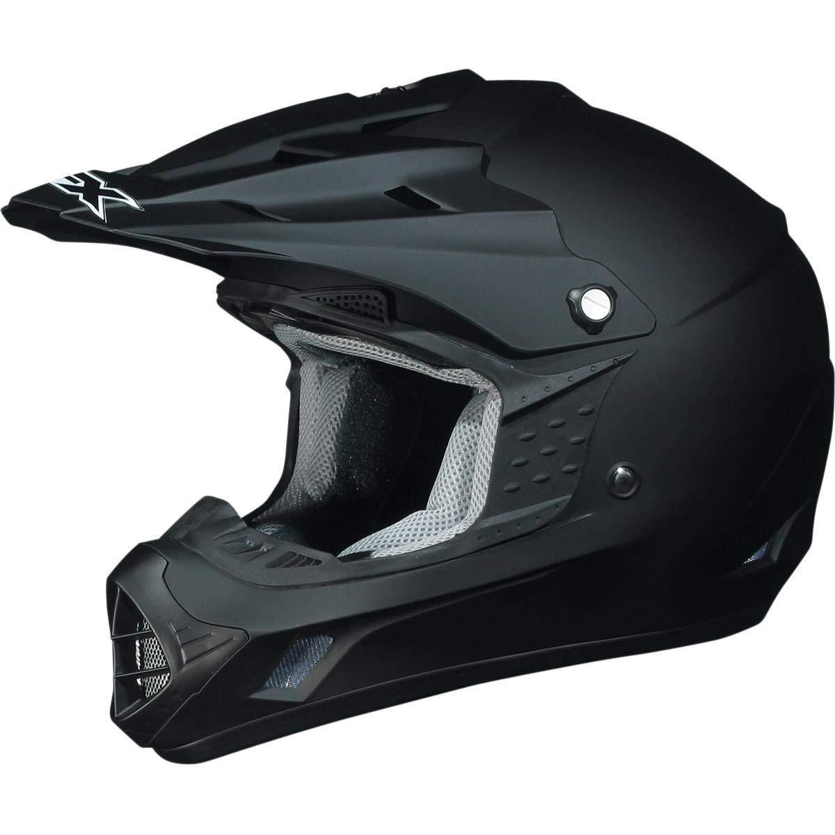 AFX FX-17Y Unisex-Child Off-Road-Helmet-Style Helmet (Flat Black, Large)