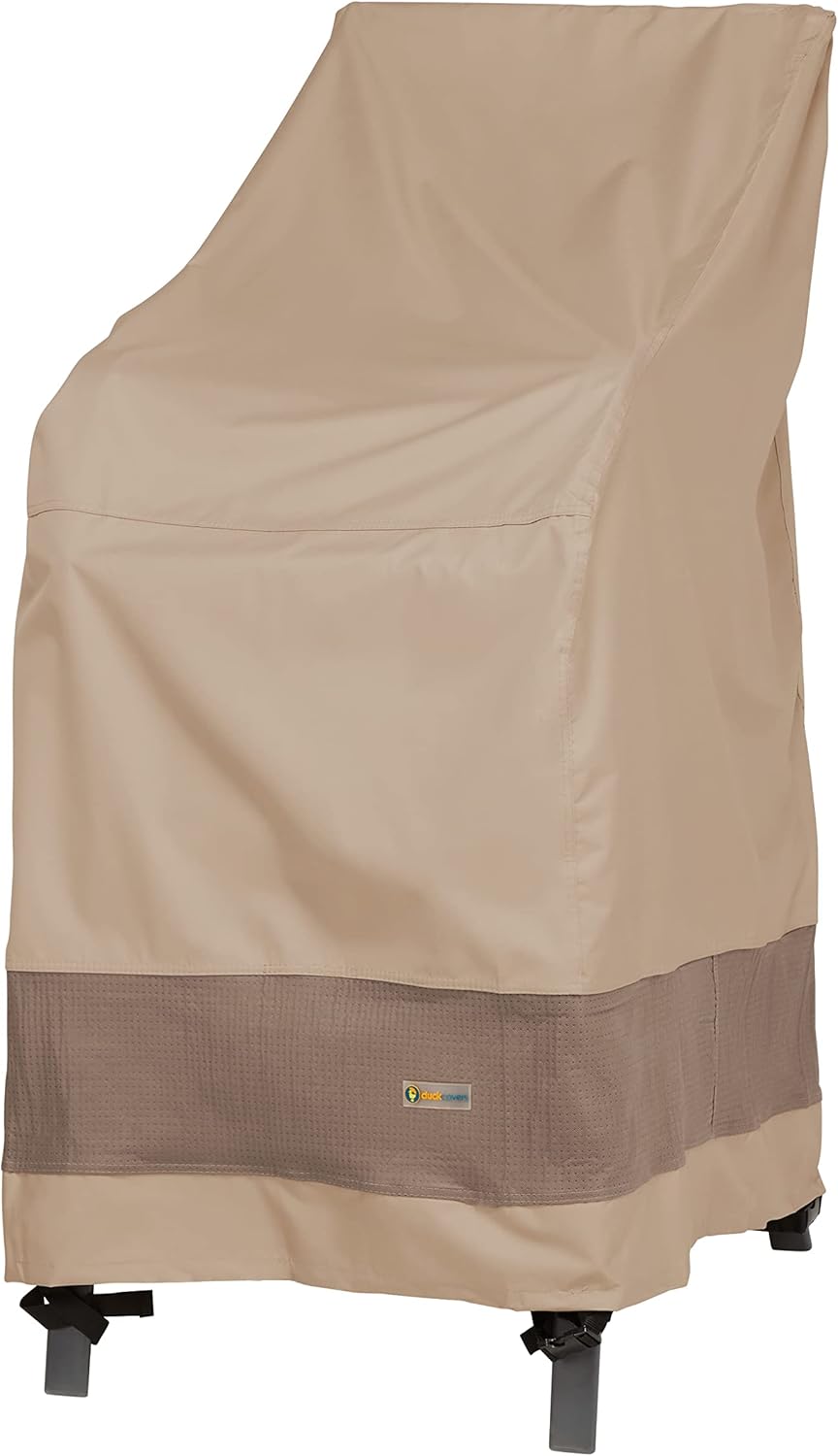 DUCKCOVERS® Elegant Waterproof 26 Inch W Stackable Patio Chair Cover
