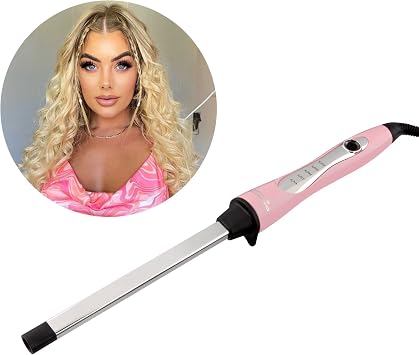 CHOPSTICK STYLER صفيق، عصا الكيرلنج المهنية، 5 درجات حرارة متغيرة، 10 مم &times; 15 مم &times; 160 مم Chunkier مستطيلة التيتانيوم برميل لتجعيد حورية البحر عيدان طويلة الأمد، طبيعية، ضخمة