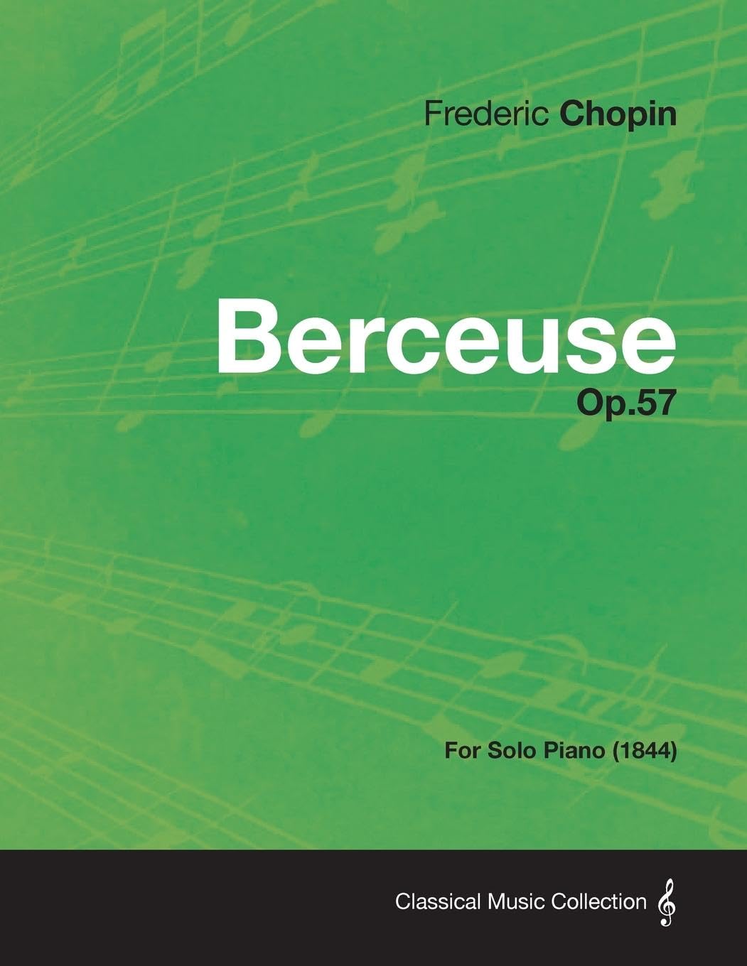 Berceuse Op.57 partition piano solo 1844 morceau classique romantique