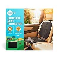Vista 1 de Safe Fit - Protector completo de asiento de automóvil para niños pequeños, a prueba de choques, negro, unisex