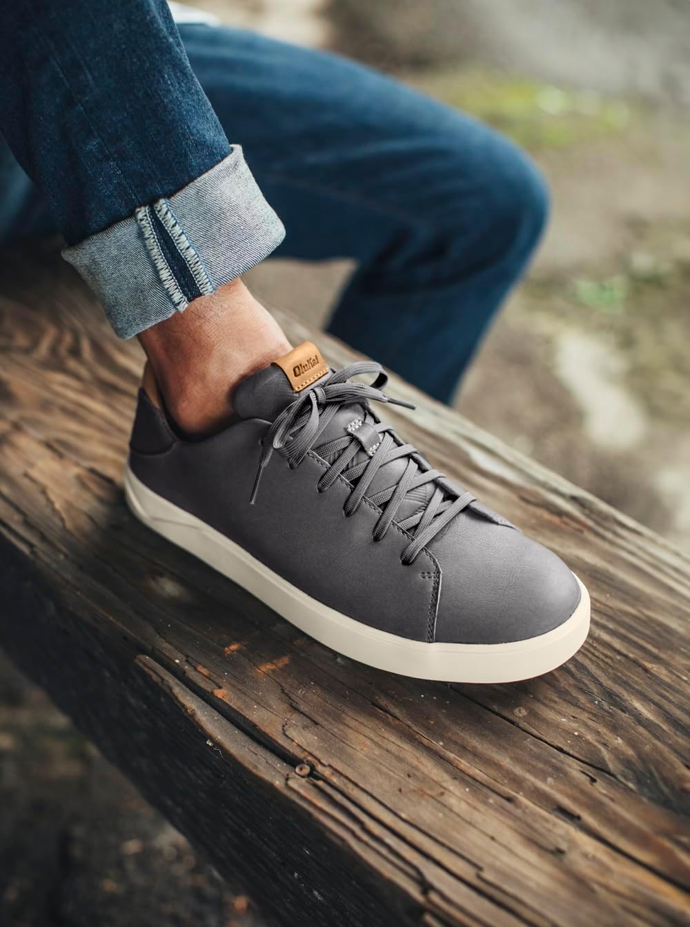 OLUKAI Lae'ahi Li 'Ili Men's Waterproof Leather Sneaker, Versatile & Casual Everyday Shoe, All-Day Comfort & Support, Enhanced Grip & Traction - Image 2