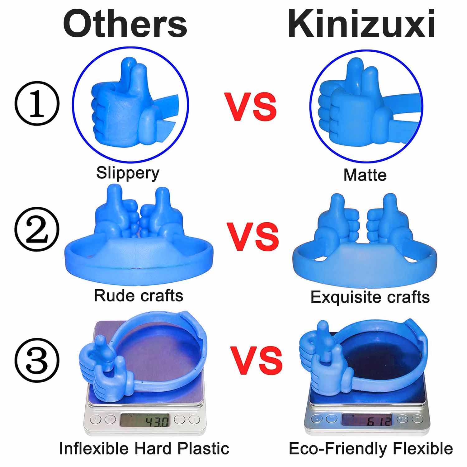 Cadeaux De Noël De Chaussette Support De Téléphone Portable Thumbs Up Lazy, Support De Téléphone Portable Universel Pour Bureau,Support De Smartphone Pour IPhone, IPad, Samsung Et Plus (Violet