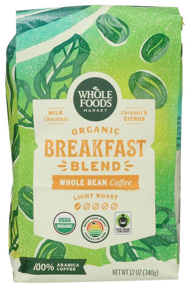 Whole Foods Market Organic Whole Bean Breakfast Blend