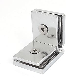 Aexit Zinc Alloy Fall Protection 7mm Thickness Glass Shelf Clip Support Safety Clips Holder