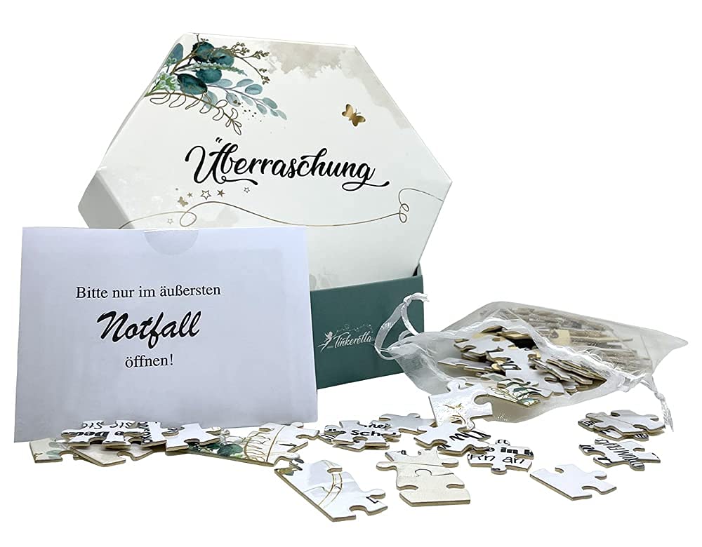 WB Wohn Trends Puzzle-Botschaft „Willst Du Mich Heiraten?“ – 120 Teile, 27x18 Cm, Inkl. Geschenkbeutel