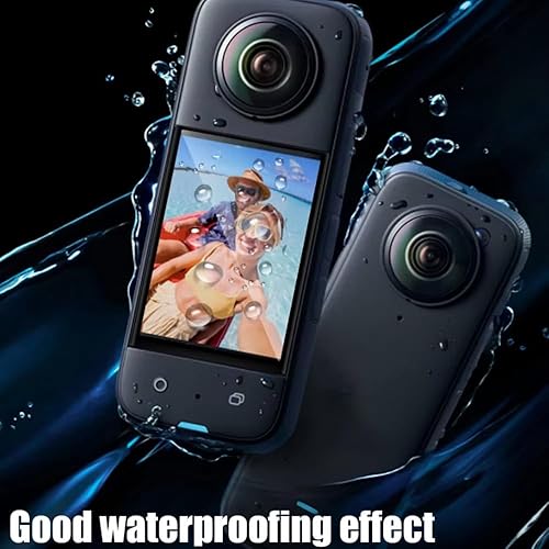 Miniatura 3 de Paquete de 3 protectores de pantalla curvados 3D para Insta360 X4, protector de pantalla suave de PET de cobertura completa resistente a los