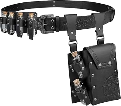 Amazon.com | EpicCos 3 PCs Medieval Alchemy Belt Waist Pack Combo