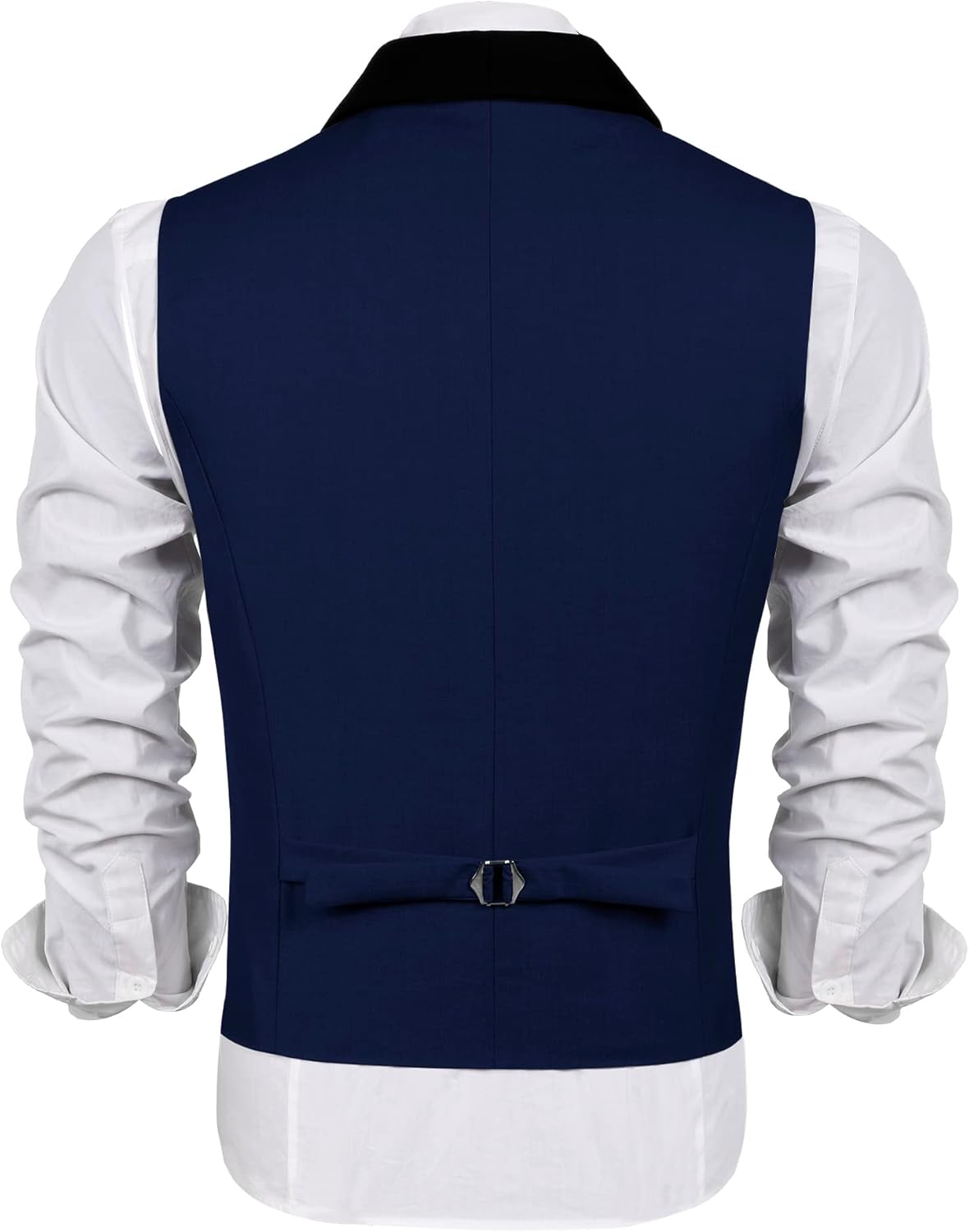 COOFANDY Men's Suit Vest Slim Fit Formal Business Dress Vest Casual Wedding Waistcoat - Image 7