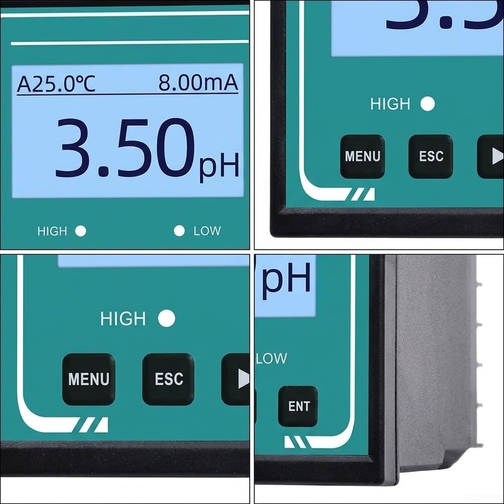 Controlador pH ORP Industrial MIK-PH163S Doble Parámetro