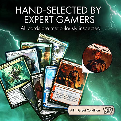Cosmic Gaming Collections Deluxe Mtg Gift Set | 1000 Assorted Magic The Gathering Cards | Includes 4 Planeswalkers, 4 Mythic Rares, 15 Rares & 15 Foils | Great Starter Kit & Collection Builder #TOP3