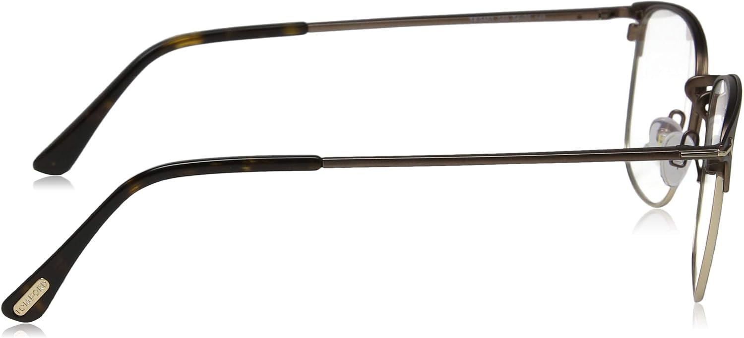 Eyeglasses Tom Ford FT 5453 049 Matte Dark Brown, Shiny Rose Gold