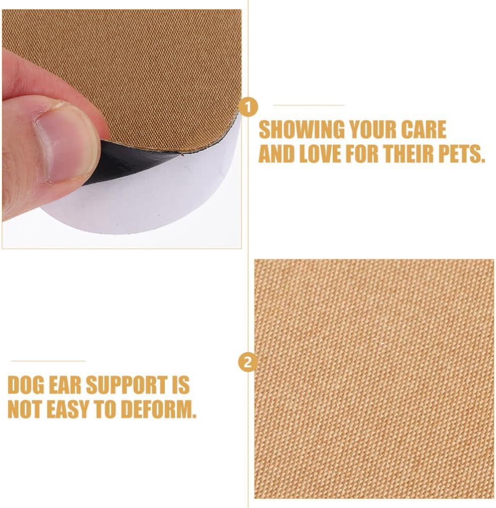 Toddmomy Dog Ear Stand up Support Stickers 2 Boxes Puppy Ear Correction Decals Soft Comfortable Posting Tool for Doberman Care