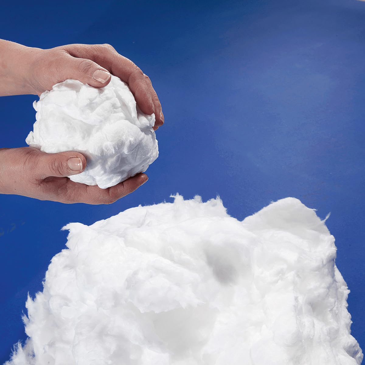 Formbarer Kunstschnee Schneewatte aus Glasfaser weiß 1 Rolle 60 x 40 cm Winterdeko Weihnachts-Dekoration