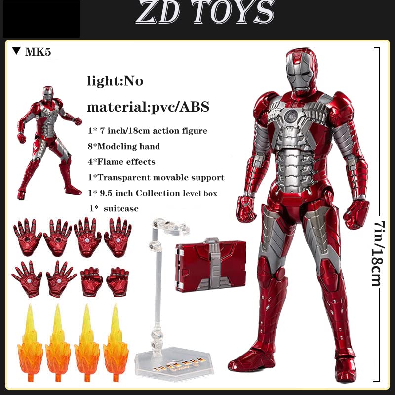 フィギュアまとめ買い Amazon.co.jp: 4KIDS.HOME ZDTOYS 10周年記念 7インチ デラックス