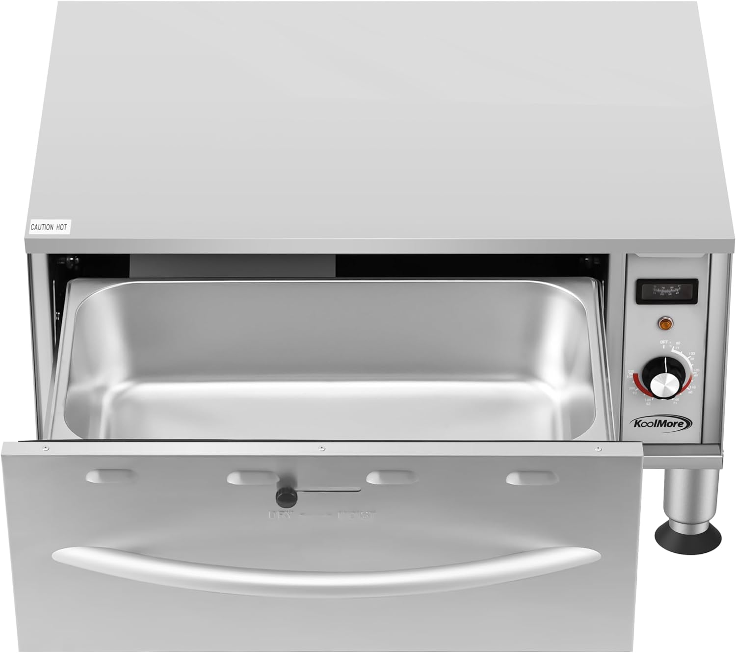 KoolMore One-Drawer Commercial Free Standing Warming Drawer in Stainless-Steel, UL and NSF Listed (KM-WD-M1)