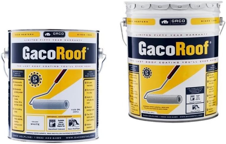 Gaco Gr1600 5G Gacoroof Silicone Roof Coating