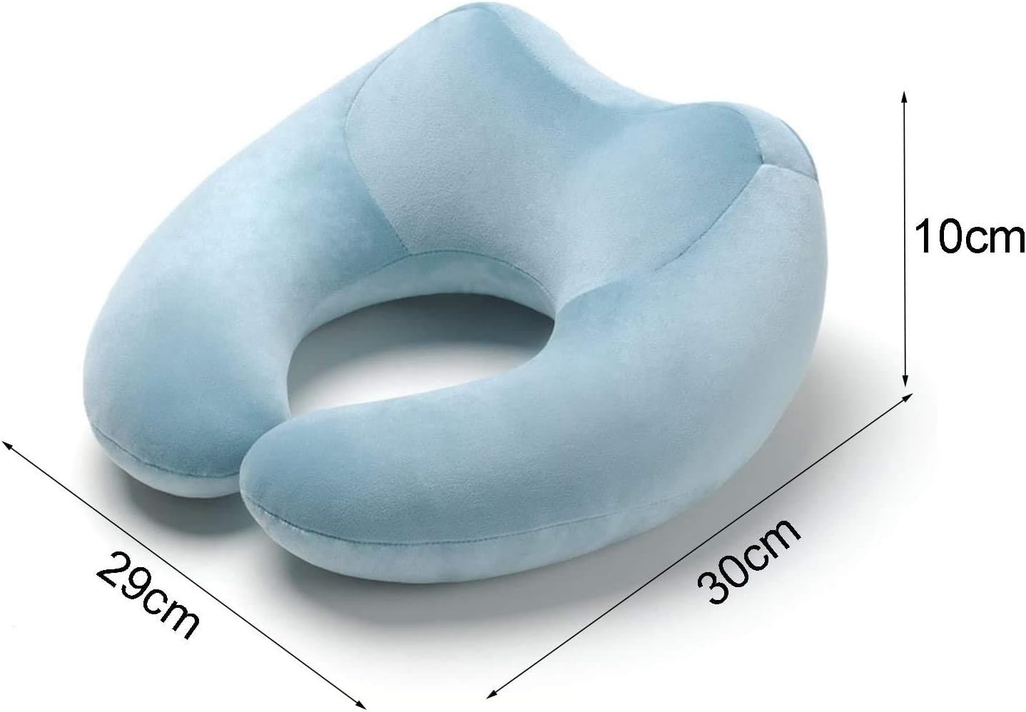 Comfort Memory Foam Travel Pillow - 360° U-Shaped Pillow Portable Protect Neck Cervical Vertebrae Travel Pillow Breathable Lightweight for Children Kids Plane Travel Home Office Use