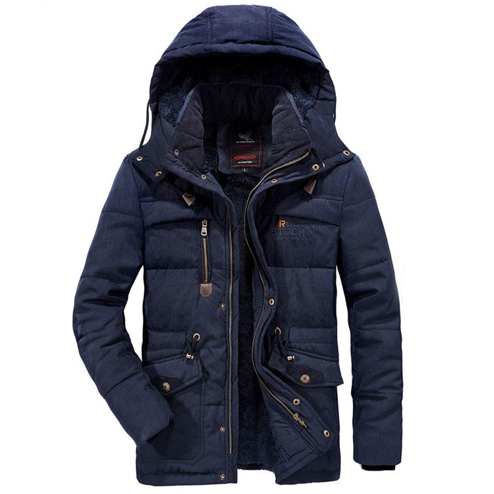 Mens Waterproof Ski Jacket Warm Winter Snow Coat Hooded Raincoat