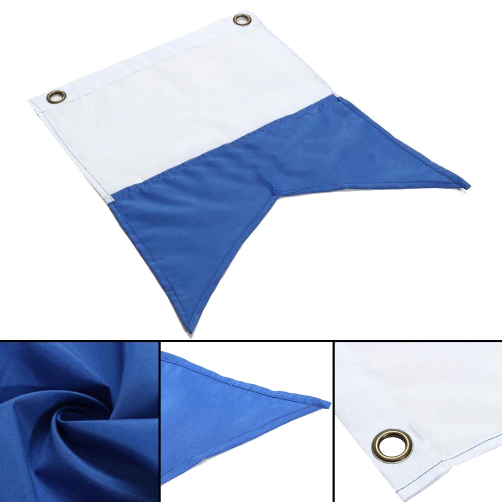 CUTICATE Set di 2 Bandiere per Barca da Immersione (Alfa) e Bandiera da Sub (60x70 Cm)