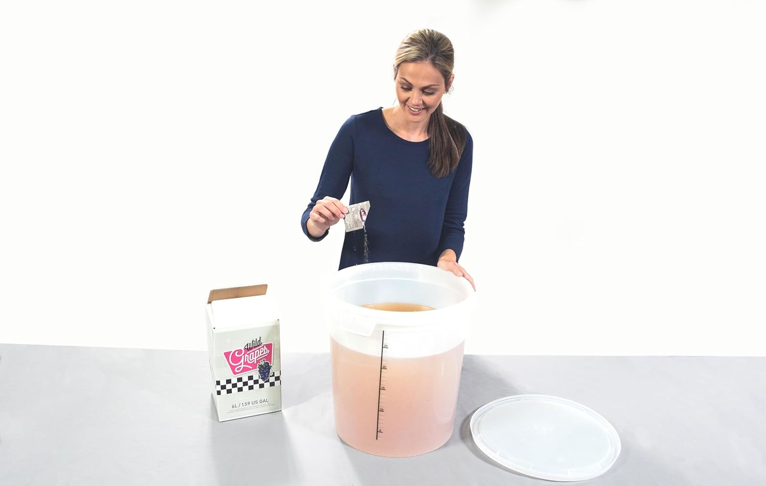 Wild Grapes Sauvignon Blanc Style Wine Making Kit and Equipment Kit Bundle - Wine Making Supplies Included - All-in-One Kit Makes Up to 30 x 750mL Bottles, 6 Gallons of Wine