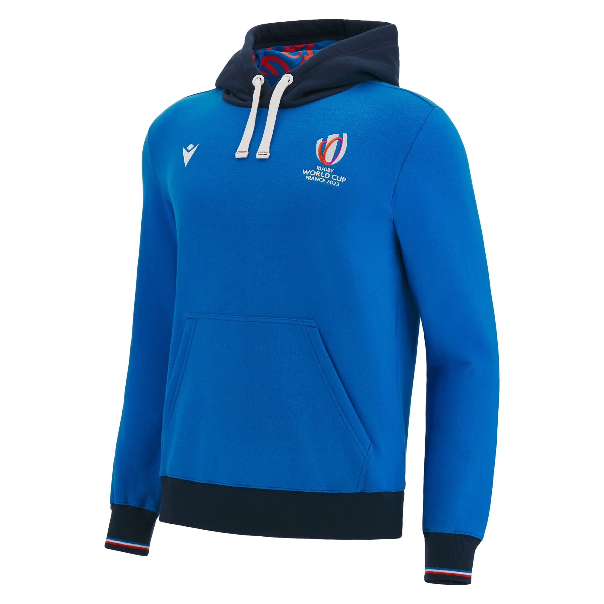 Macron RWC 2023 Rugby Pullover Hoodie (Blue)