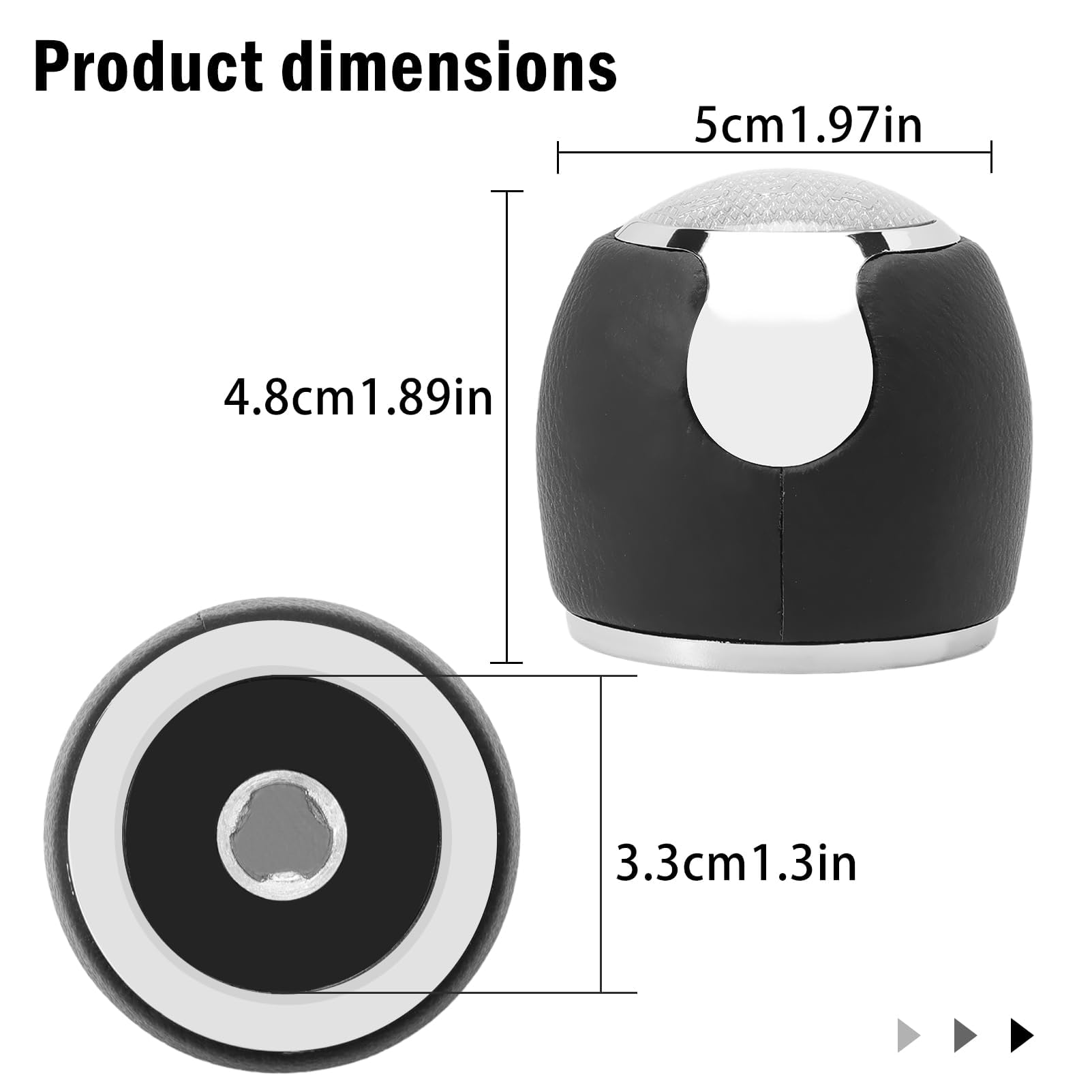 6 Marcio Pomello Cambio Completo per 147 166 Mito 2008-2016 6 Velocità Leva Copertura Maniglia Stick Pomello leva cambio