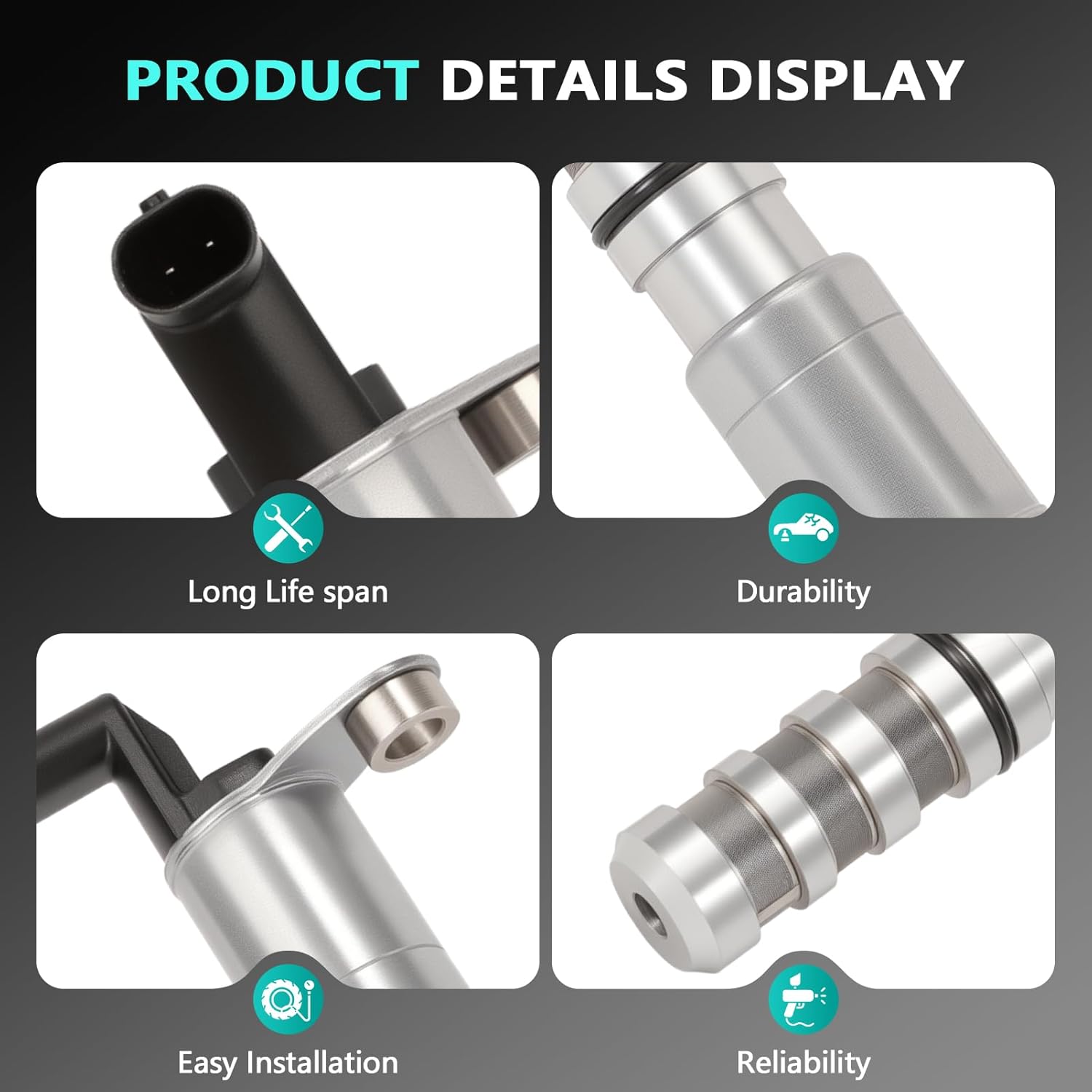 Camshaft Position Actuator Solenoid Valve fits XT5 2017-2024, XT6 2020-2024, CT5 2021-2024, Camaro 2016-2024 Replaces 12732244