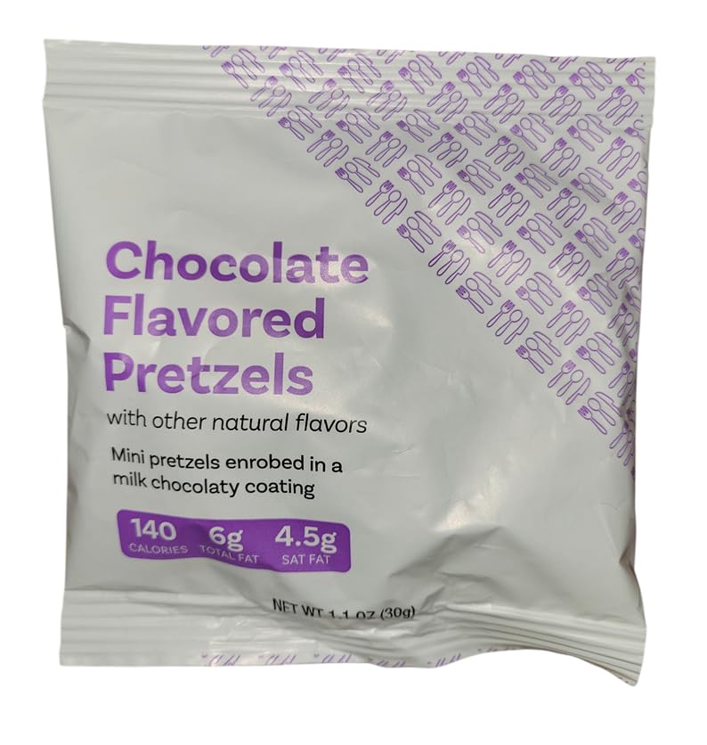 Nutrisystem Snack - Milk Chocolate Flavored Pretzels 130 Cal, 3g Fiber, 5g Protein (6 - 1.1 oz pkgs) image 3