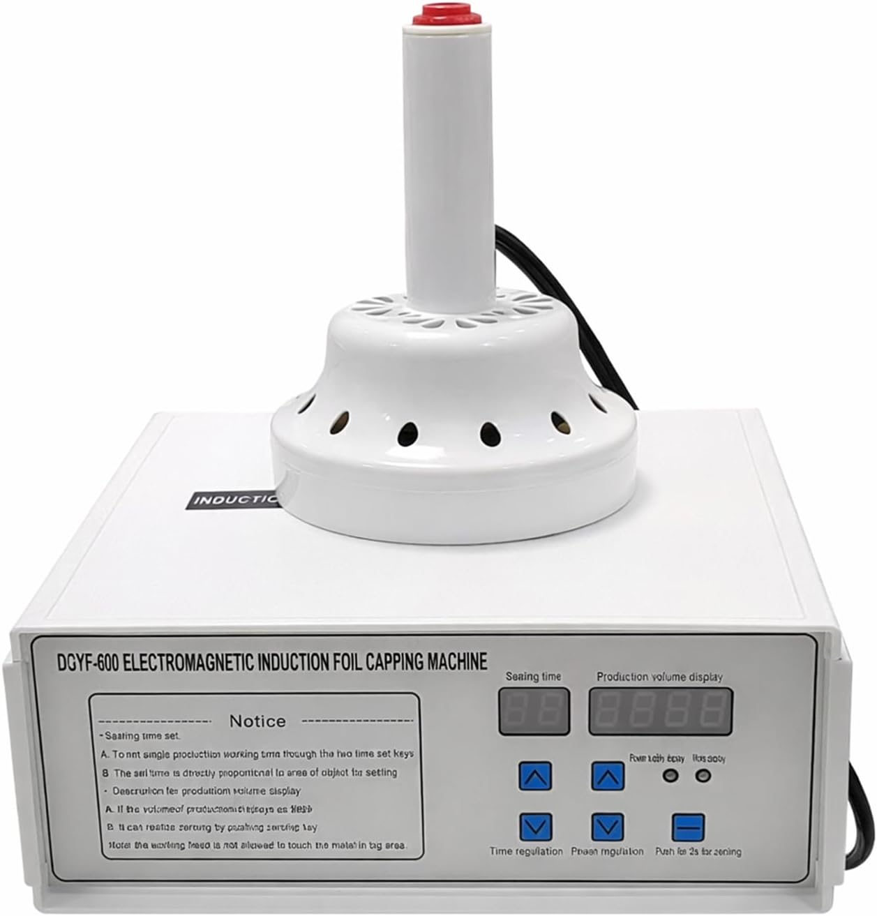 20–130mm Induction Heat Sealer, Portable Handheld Bottle Cap Sealing Machine for Plastic & Glass Bottles, Induction Sealing Machine 110V